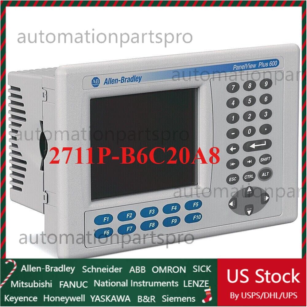 New AB 2711P-B6C20A8 Screen PanelView Plus 600 2711PB6C20A8 Fast Shipping 1PCS