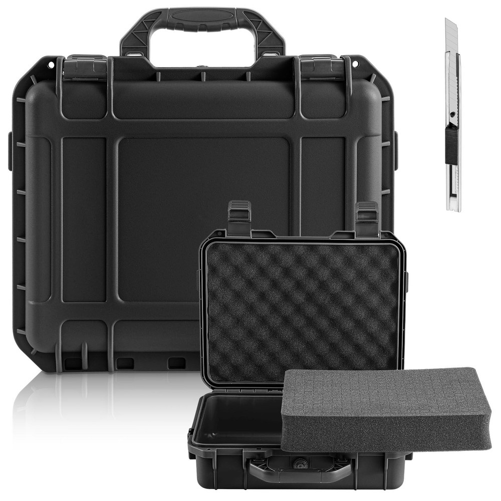14.3 x 11.4 x 4.5 Inch Waterproof Hard Case with Customizable Foam Insert