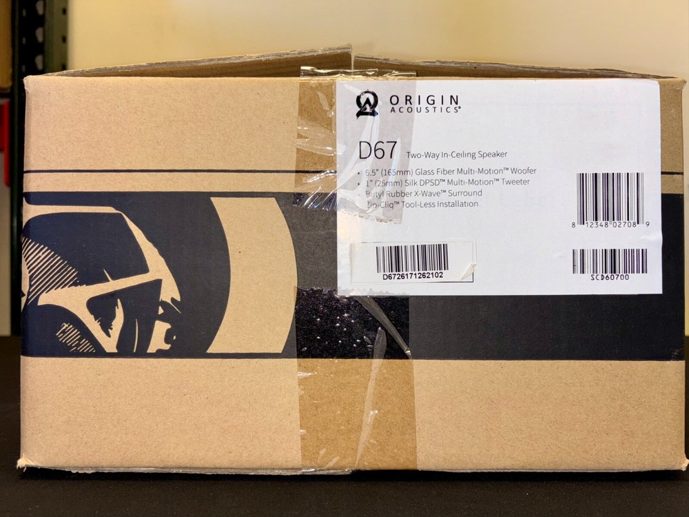 ORIGIN D67 Director Collection 6.5-inch 2-way In-Ceiling Speaker