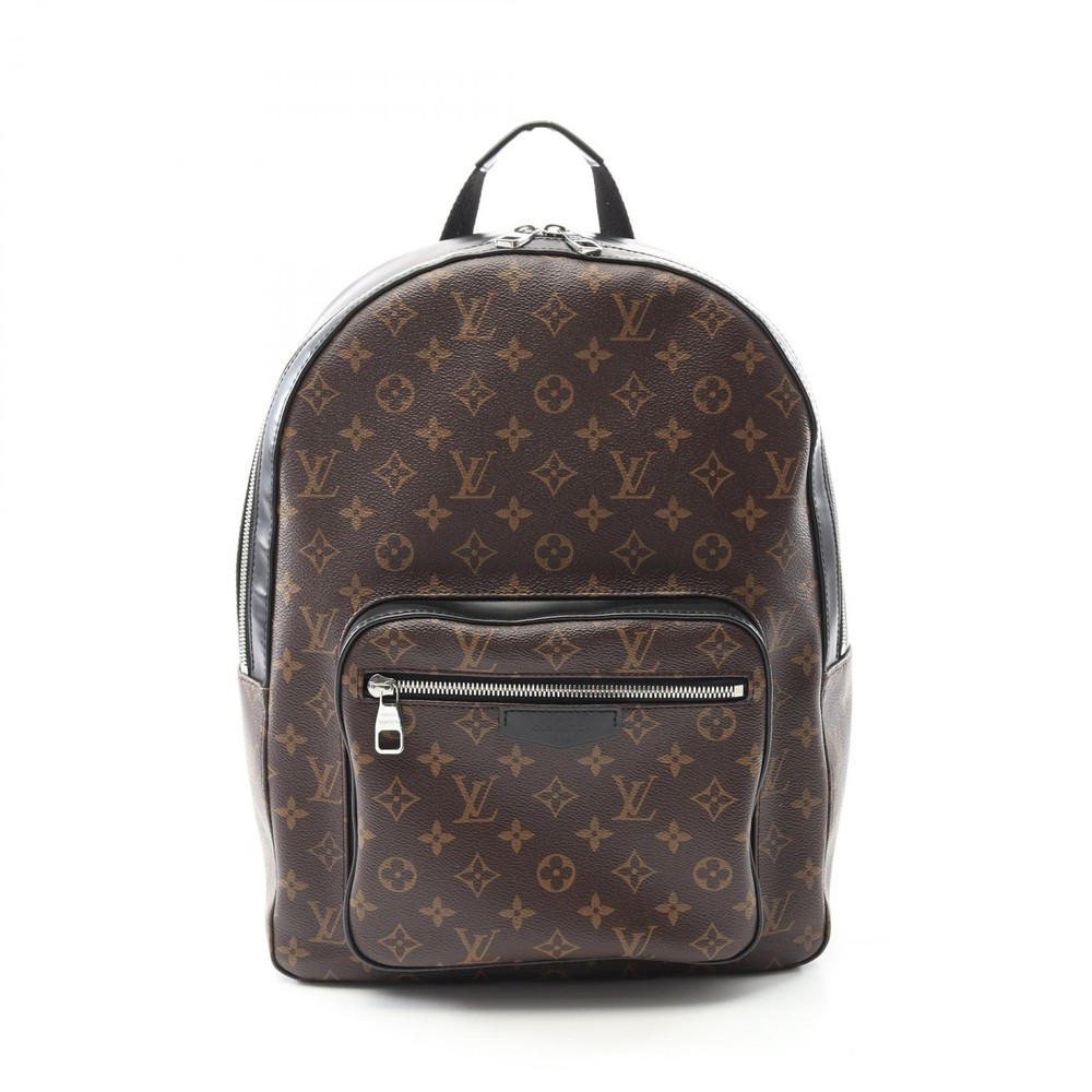 LOUIS VUITTON Josh Backpack in Monogram Macassar Canvas Brown Black M41530