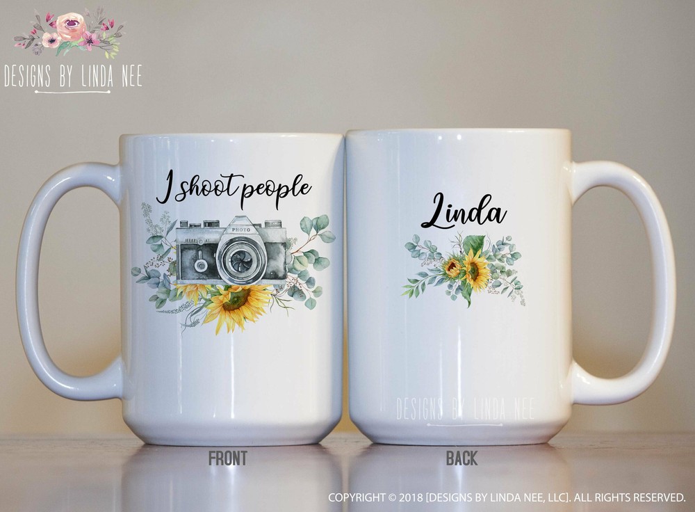 I Shoot People Personalized Photographer Mug Gift For Photographer Funny