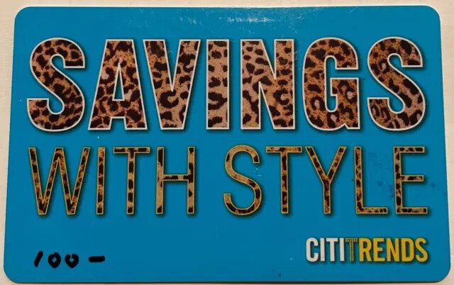 $80 Cititrends Gift Card Worth $89.82 - Free Shipping Great Deal-image