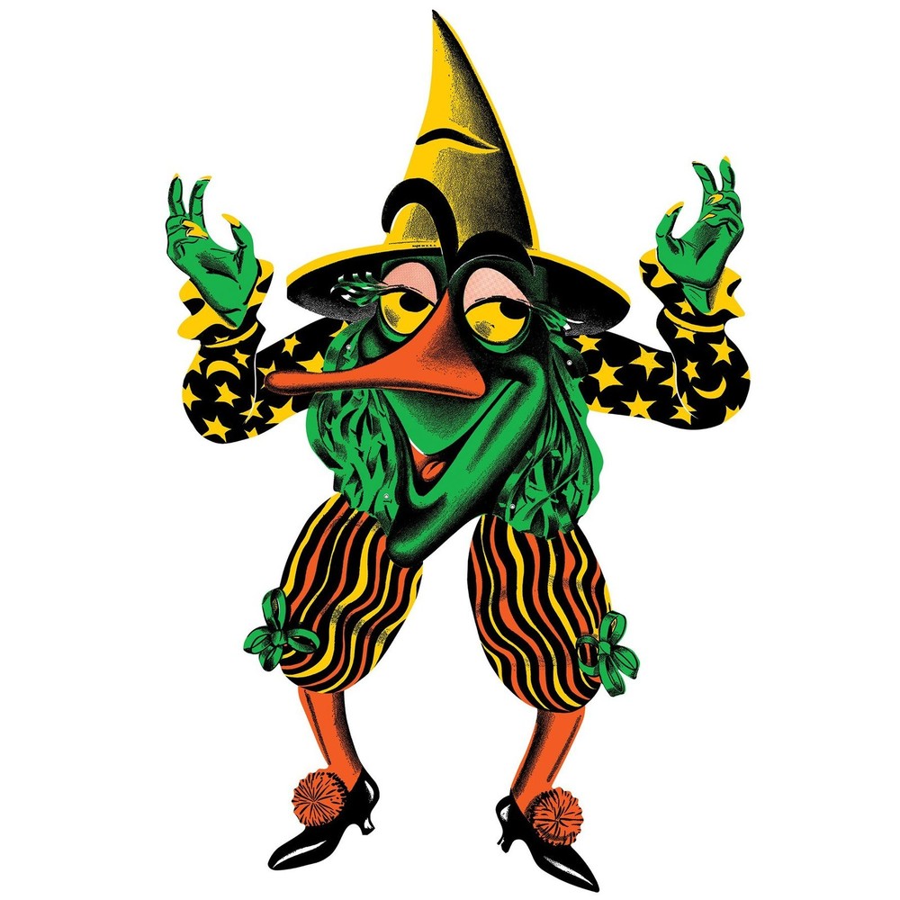 Beistle Vintage Halloween Jointed Witch Goblin - Halloween-Vintage | Party