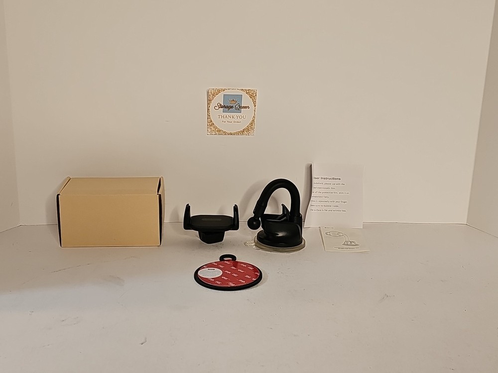 OQTIQ One-Hand Mini Suction Cup Car Phone Mount for Dashboard and Windshield