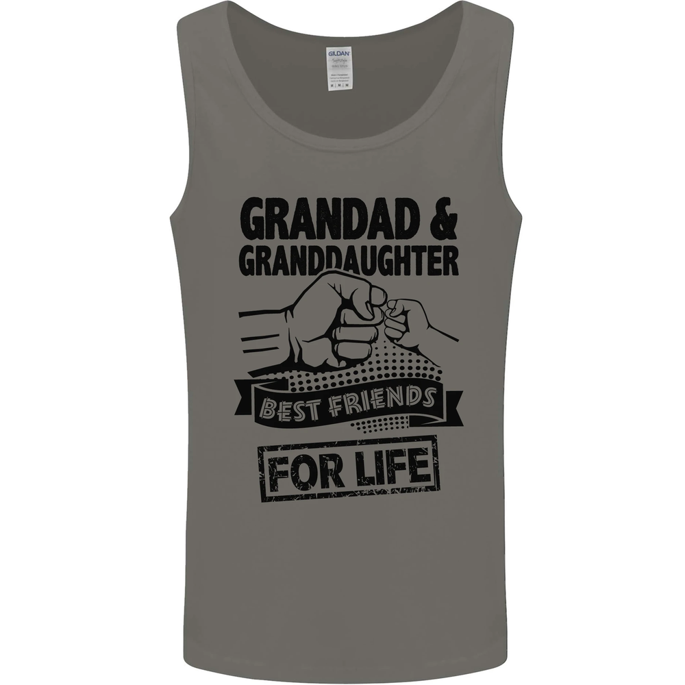 Grandad and Granddaughter Grandparents Day Mens Vest Tank Top