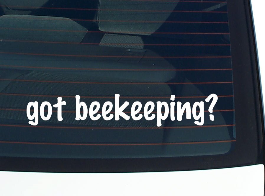 Funny Beekeeping Car Decal Bumper Sticker Vinyl Joke Window