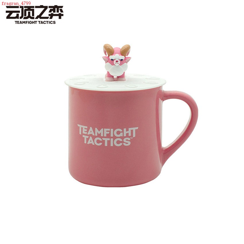 LOL Official Teamfight Tactics Furyhorn Theme Mug & Lid Ceramic Coffee Cup Gift