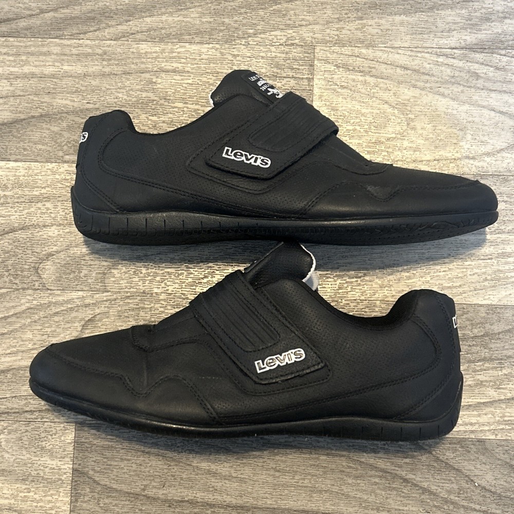 LEVI'S Shoes Mens 12 Black RetroY2k Hook Loop WorkWear LowTop Street Sneakers 11