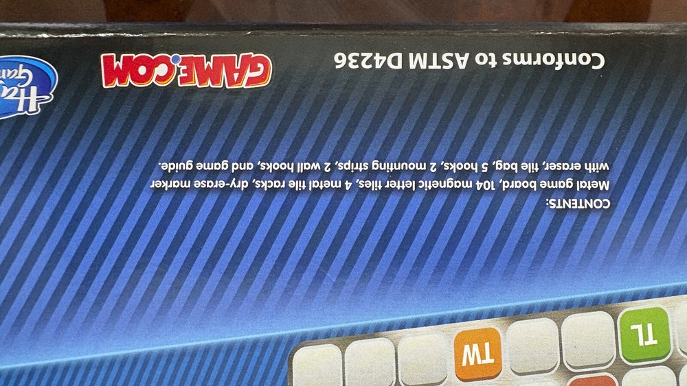 Words with Friends Magnetic Game Board with Free Shipping