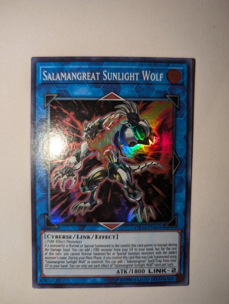 Salamangreat Sunlight Wolf OP10-EN009 OTS Tournament Pack 10 Unlimited Edition