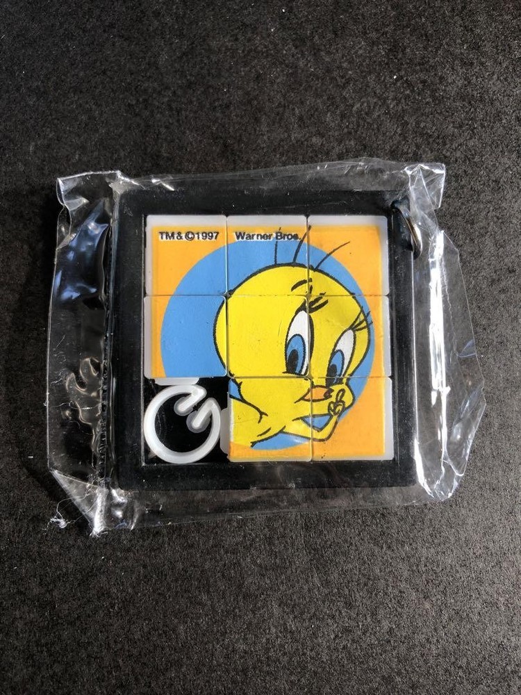 Looney Tunes Tweety Bird Slide Puzzle Keychain Toy