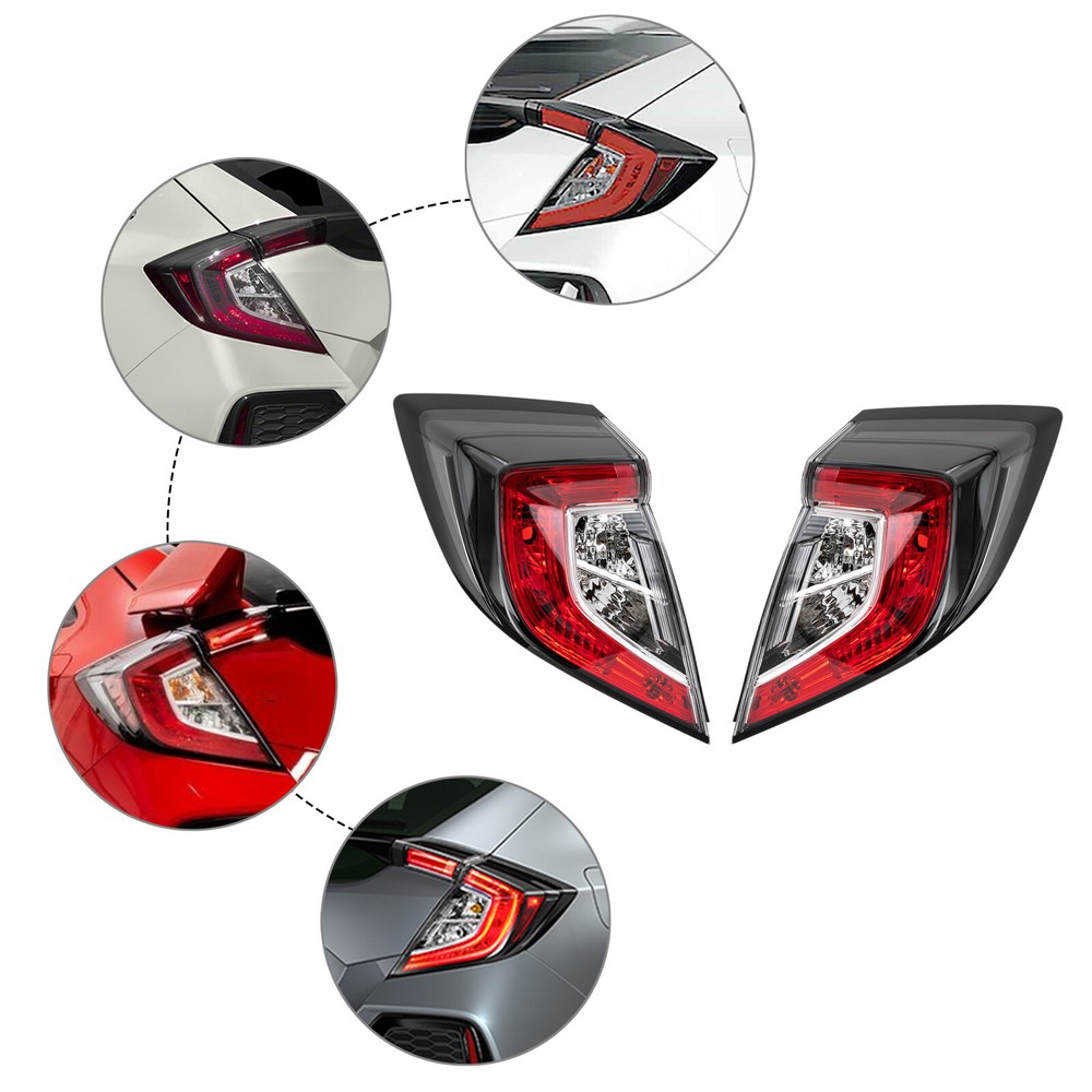 2017-2021 Honda Civic Hatchback & Type R LED Tail Lights Pair – Left & Right