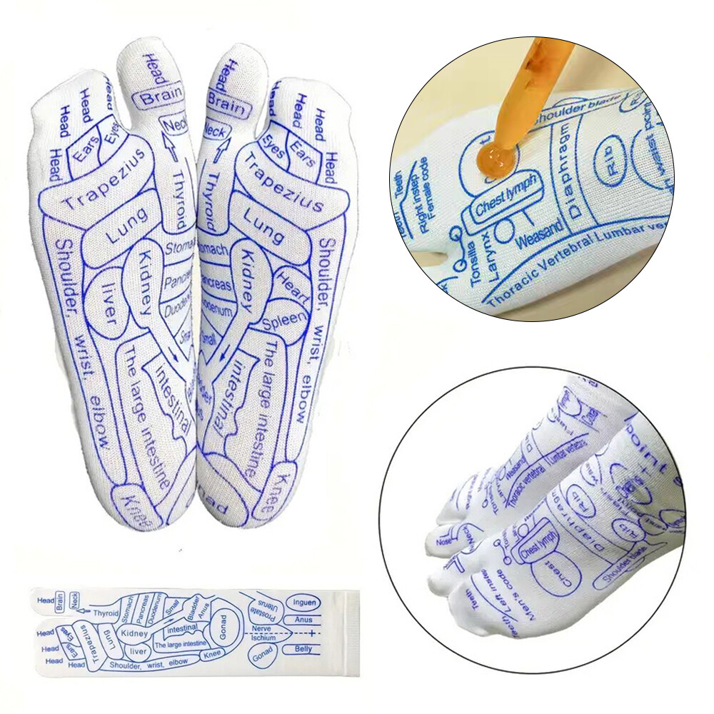 Reflexology Socks with Massage Tool Soft Stretchy Massage Socks Hosiery