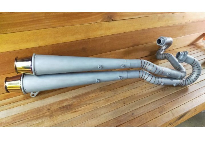 Custom Exhaust Fits for ROYAL ENDFIELD Interceptor and Continental GT 650