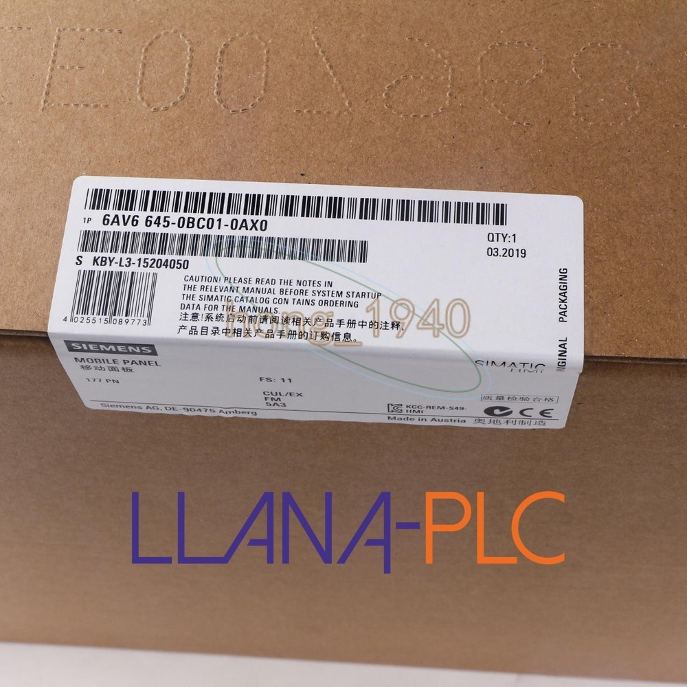 ONE NEW SIEMENS TOUCH SCREEN 6AV6645-0BC01-0AX0 6AV6 645-0BC01-0AX0