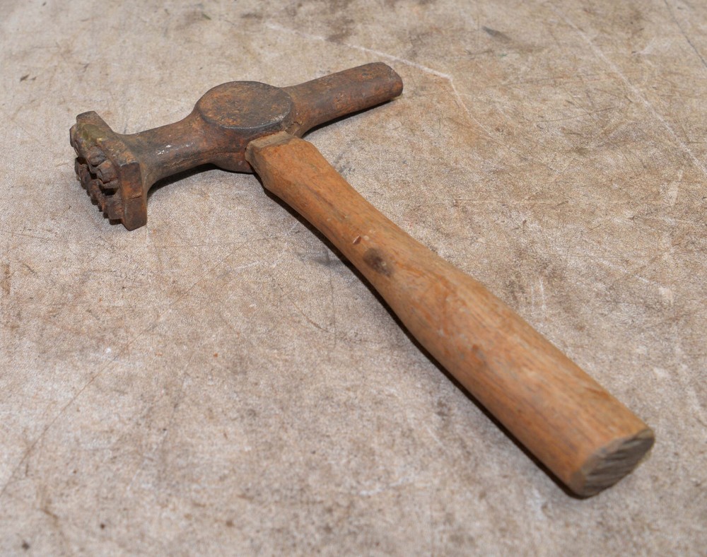 Rare Minn 1845 log marking hammer Minnesota lumber antique logging tool early