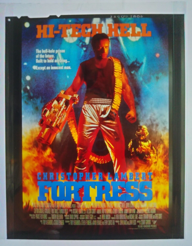 Vintage 1993 FORTRESS Rare Int'l Poster image 4
