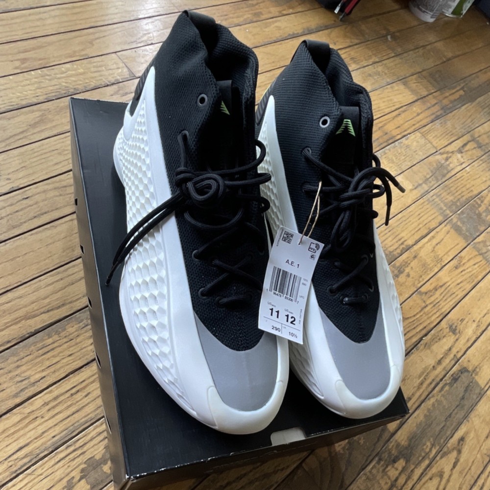 adidas AE 1 IF1857 Stormtrooper Black White Green DS size 11
