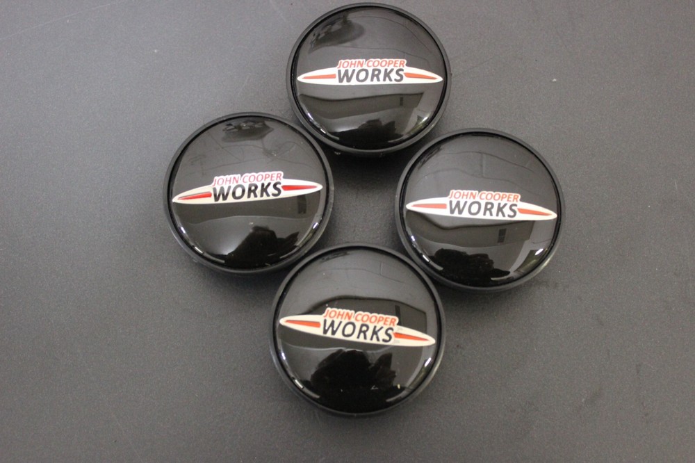 02-16 36131171069 R53 R56 R50 R52 R60 R55 MINI Cooper Logo Wheel Caps JCW
