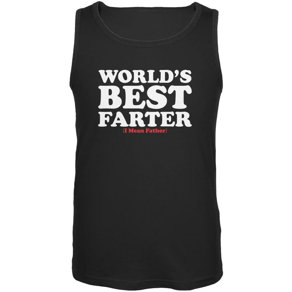 Worlds Best Farter Dad Tank Top for Fathers Day-image