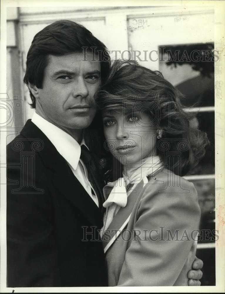 1984 Press Photo Robert Urick & Julianne Phillips in 