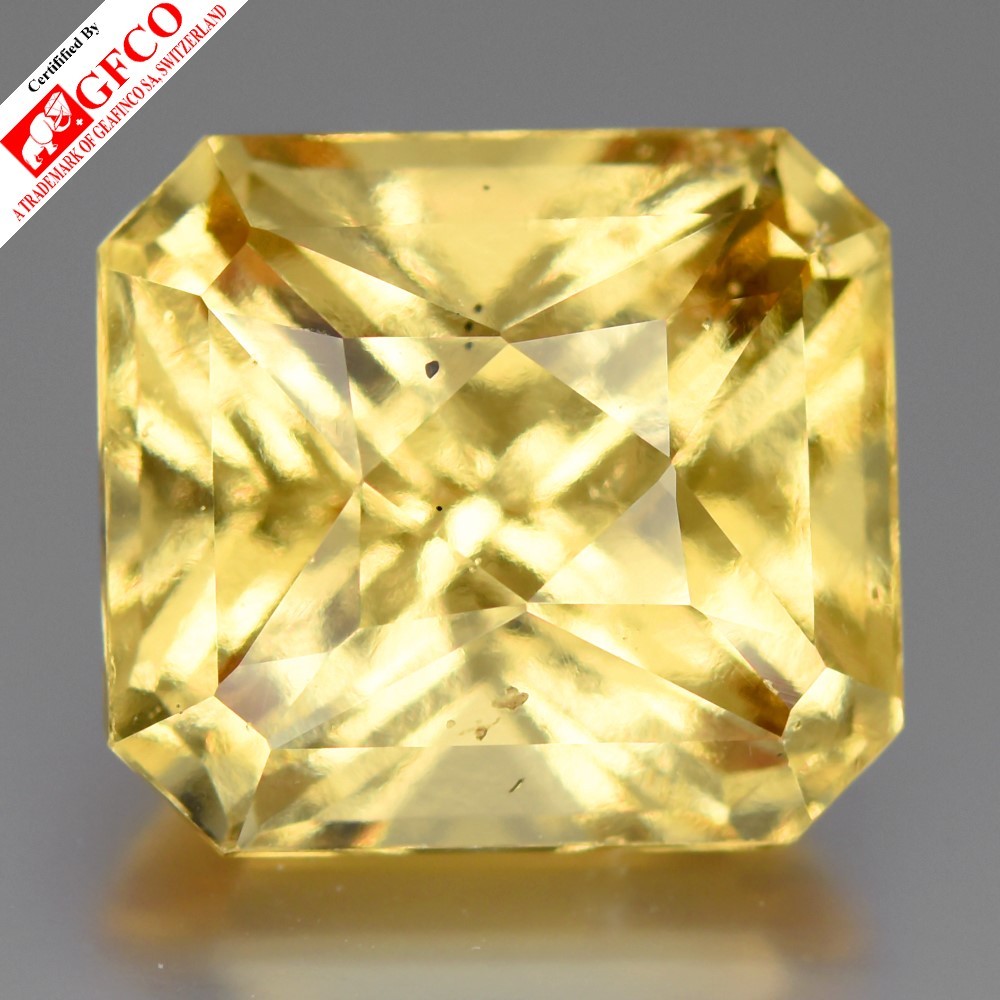 💎 GFCO CERTIFIED 13.19ct Natural Imperial Yellowish Orange Grossular Garnet