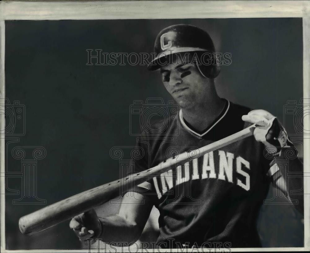 Press Photo Cleveland Indians Player - cvb47695
