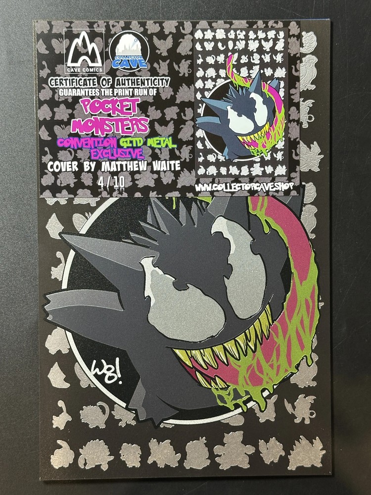 Amazing Gengar Venom Night Light by Matthew Waite - NDCZ Model 04/10