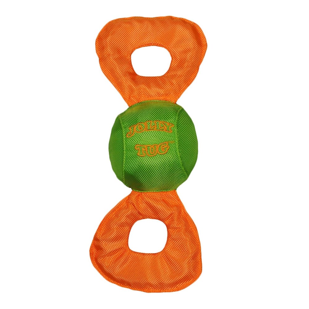 Jolly Tug Dog Tug and Squeak Toy, Medium (Assorted Colors)