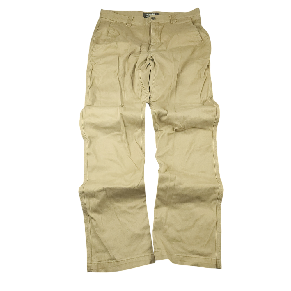Mountain Khakis Pants 34x36 Mens Teton Relaxed Fit Tapered Leg Twill Chino Flex