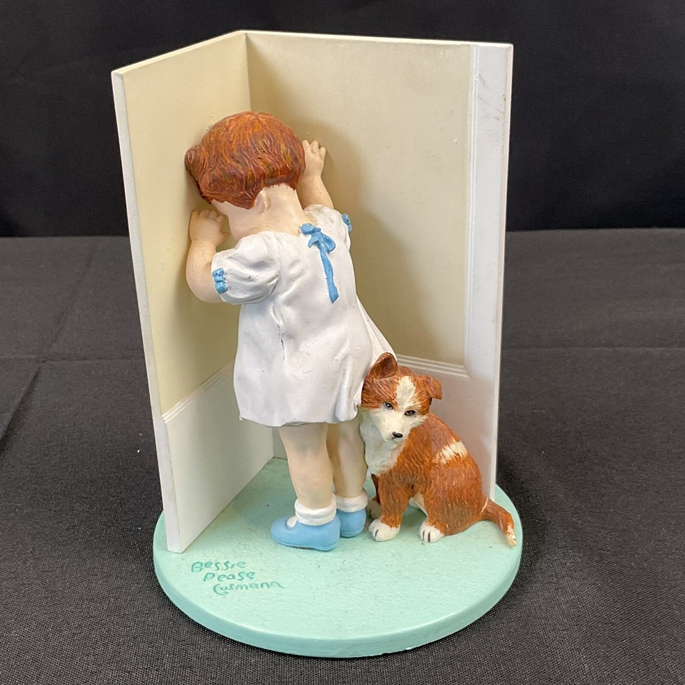 Vintage 1992 Bessie Pease Gutmann Figurine by Danbury Mint - Repaired Collectible