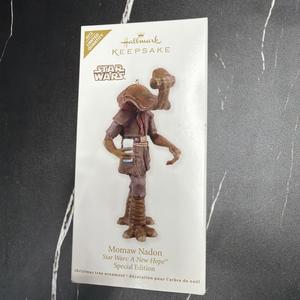 NEW 2012 Hallmark Keepsake Momaw Nadon Star Wars Ornament Special Edition NIB