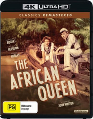 The African Queen (Blu-ray) Humphrey Bogart Katharine Hepburn Robert Morley