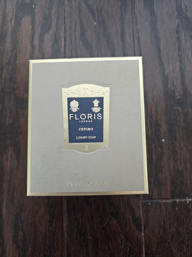 FLORIS London Cefiro Luxury Soap Trio 100g 3.5oz Each