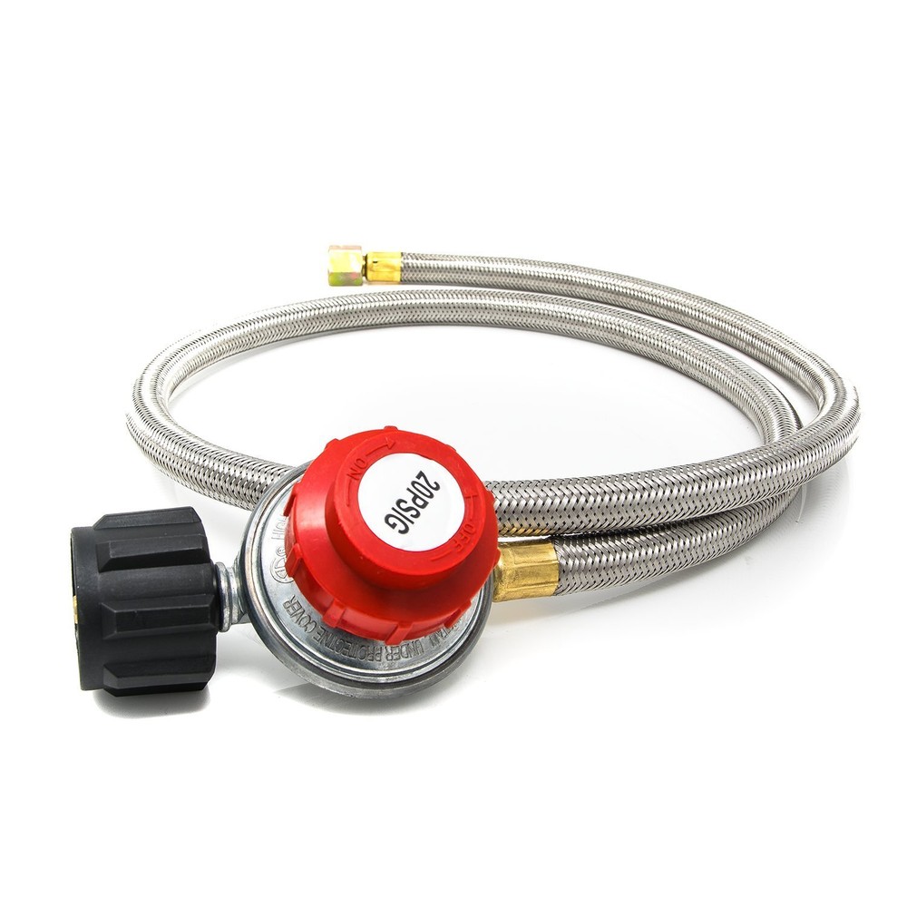 2113 0-20PSI Propane Regulator with Hose 4 ft