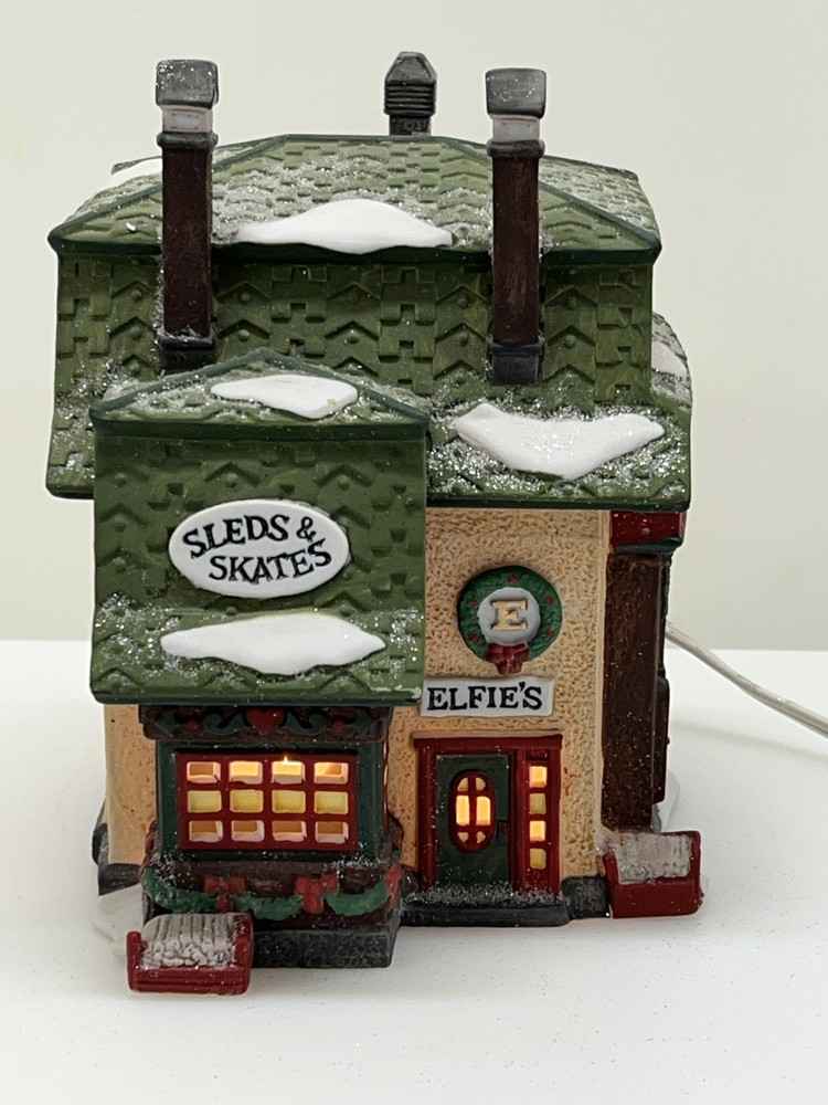 Dept 56 North Pole Series Elfies Sleds & Skates Collectible 5625-1