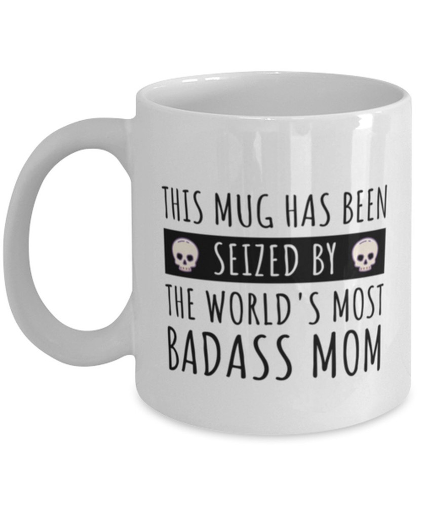Badass Mom Mug Mothers Day Gift for Her from Son or Daughter