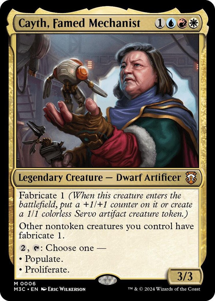 Cayth, Famed Mechanist Commander: Modern Horizons 3 Regular