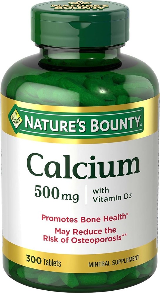 Calcium Plus Vitamin D3 Softgels 500mg 400 IU 300 Count