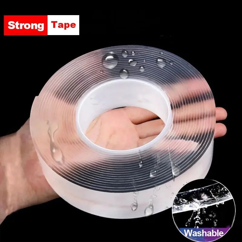 Double Sided Tape Heavy Duty Nano Adhesive Clear Mounting Picture Hanging Strips