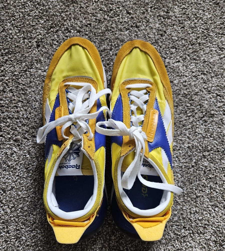 Size 10.5 - Reebok Classic Leather Legacy Collegiate Gold Yellow
