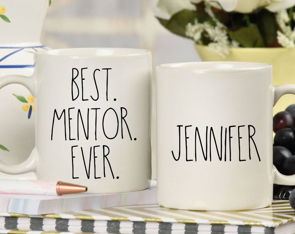 Personalized Best Mentor Ever Mug Mentor Gifts Custom Thank You Gift For Mentor