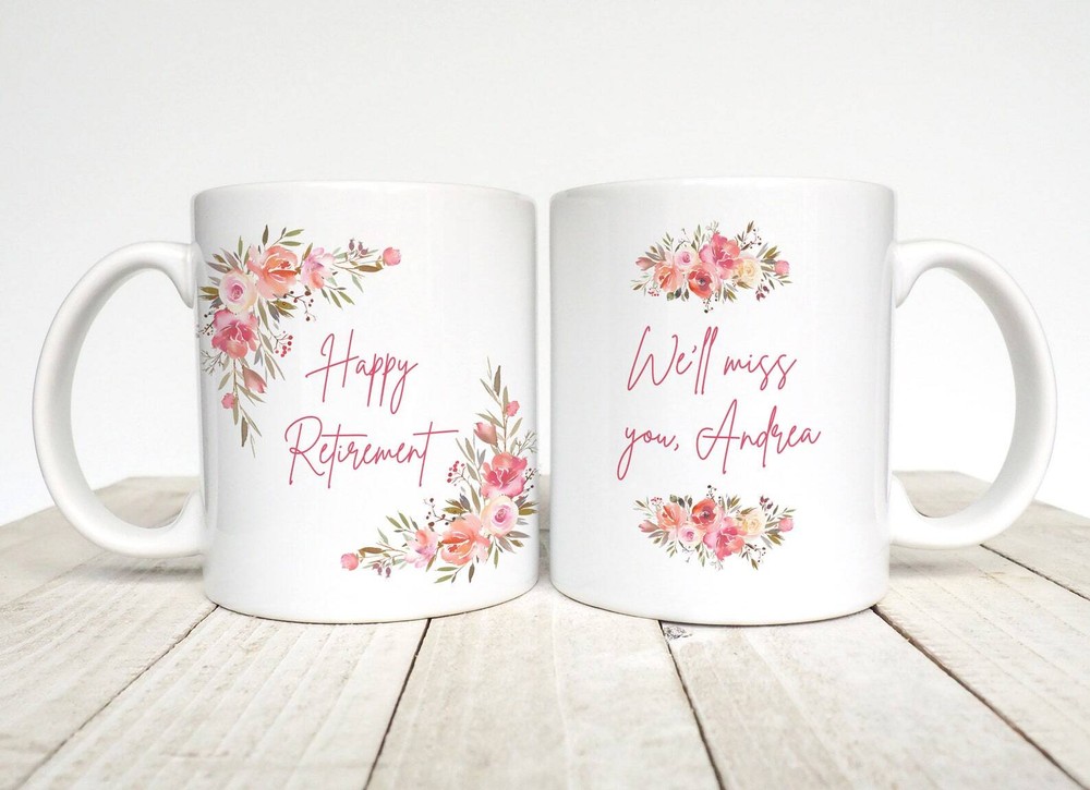 Happy Retirement Giftpersonalized Mug Going Away Gift Gift For Her Retirement