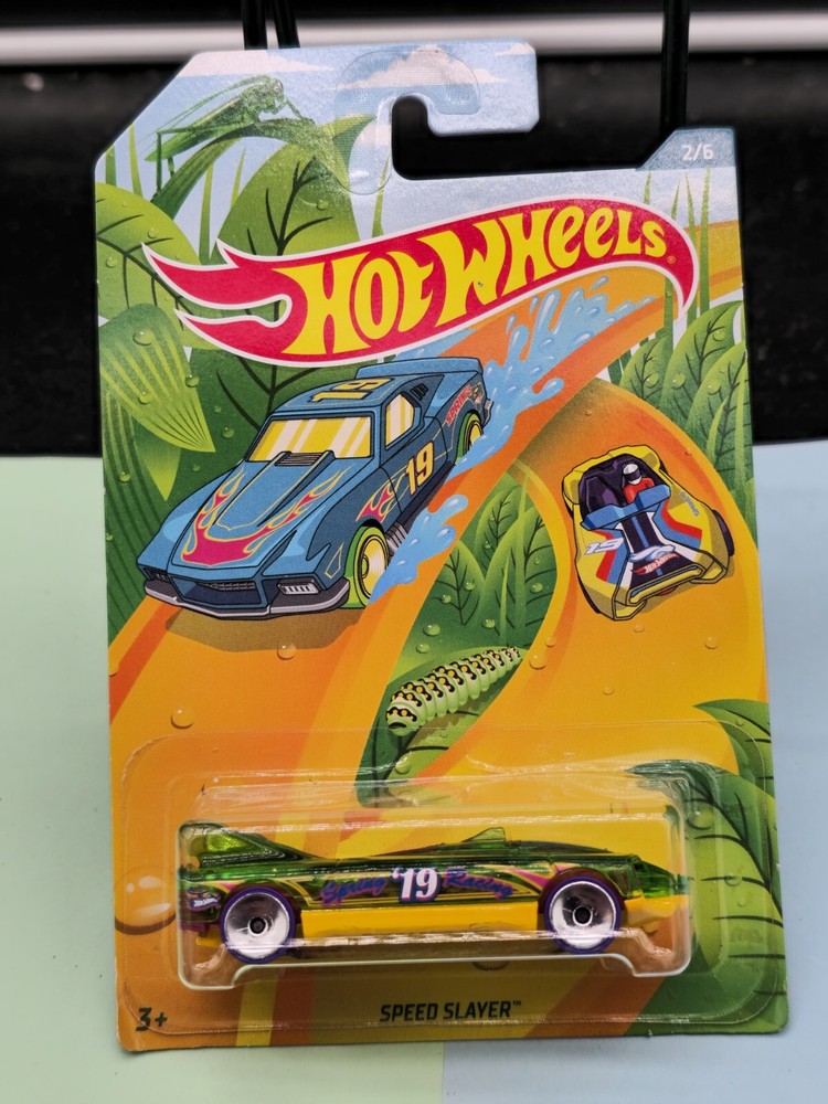 2019 HOT WHEELS 2019 EASTER SPEED SLAYER GREEN #2