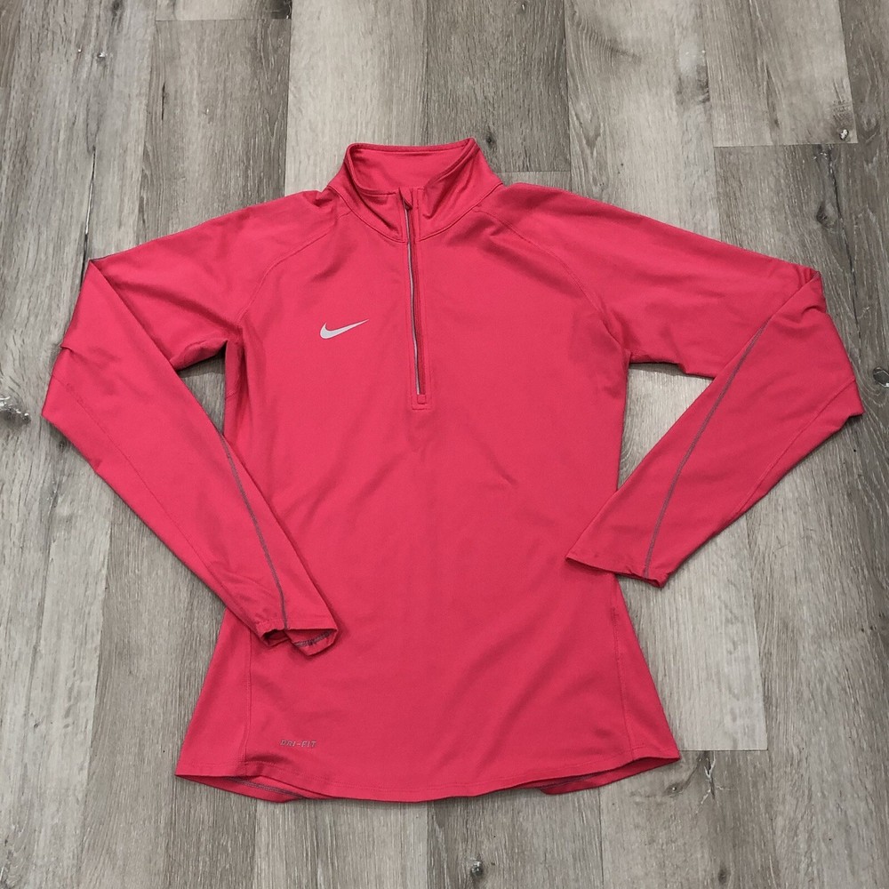 Nike Dri-Fit Pink Running Pullover Size S