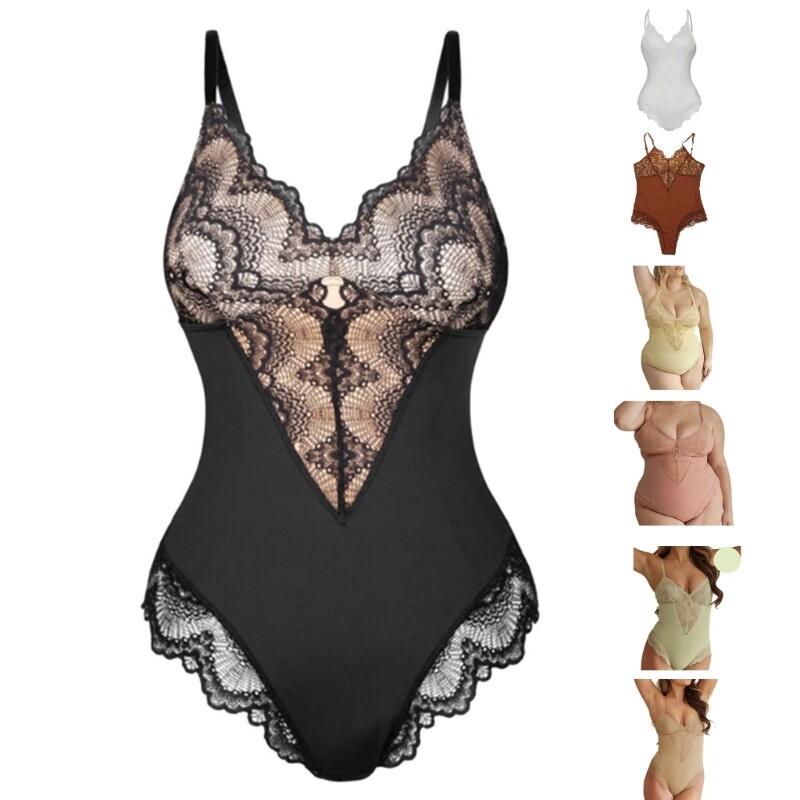 Womens Floral Mesh Lace Cami Skinny Sexy Elegant Bodysuit