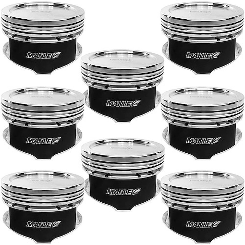 Manley 594100C-8 Ford 4.6L/5.4L 2/4V & 5.4L 3V Dish Top Pistons 11cc Standard Di