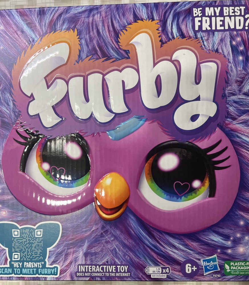 Hasbro Purple Furby Interactive Talking Plush Toy F6743UU0