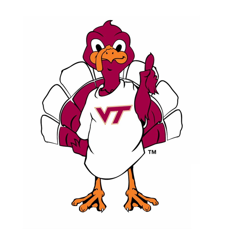Virginia Tech Hokies NCAA Weather Resistant Vinyl Die Cut Sticker Decal 10