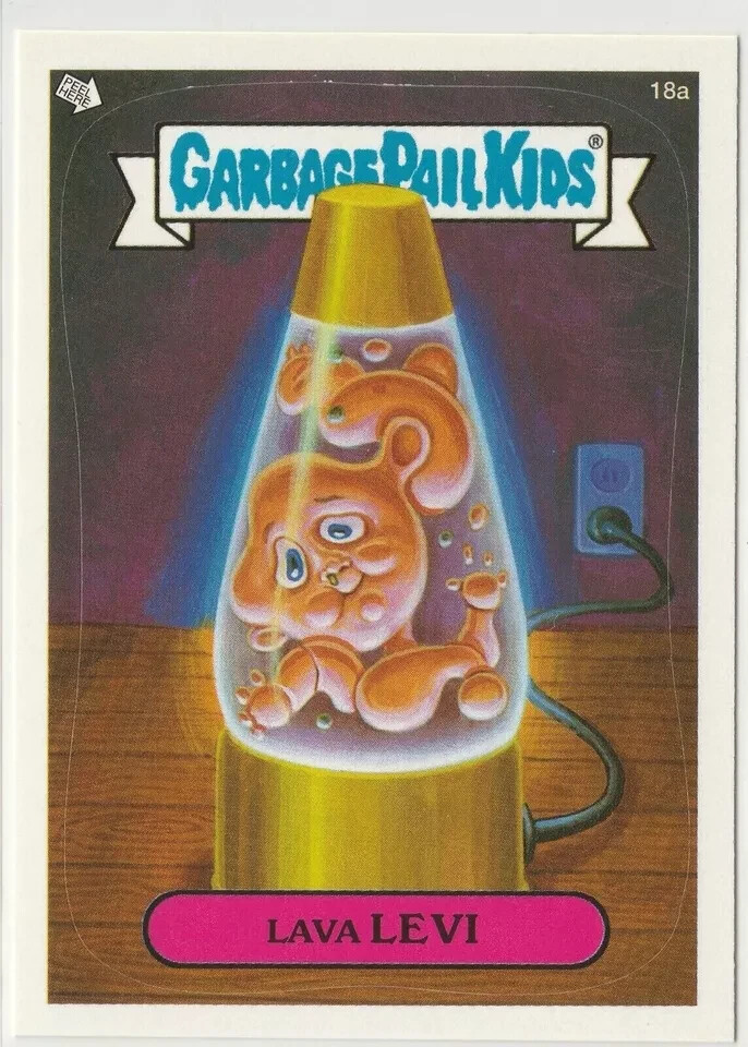 Lava Levi #18a Garbage Pail Kids GPK 2004 ANS3 All-New Series 3